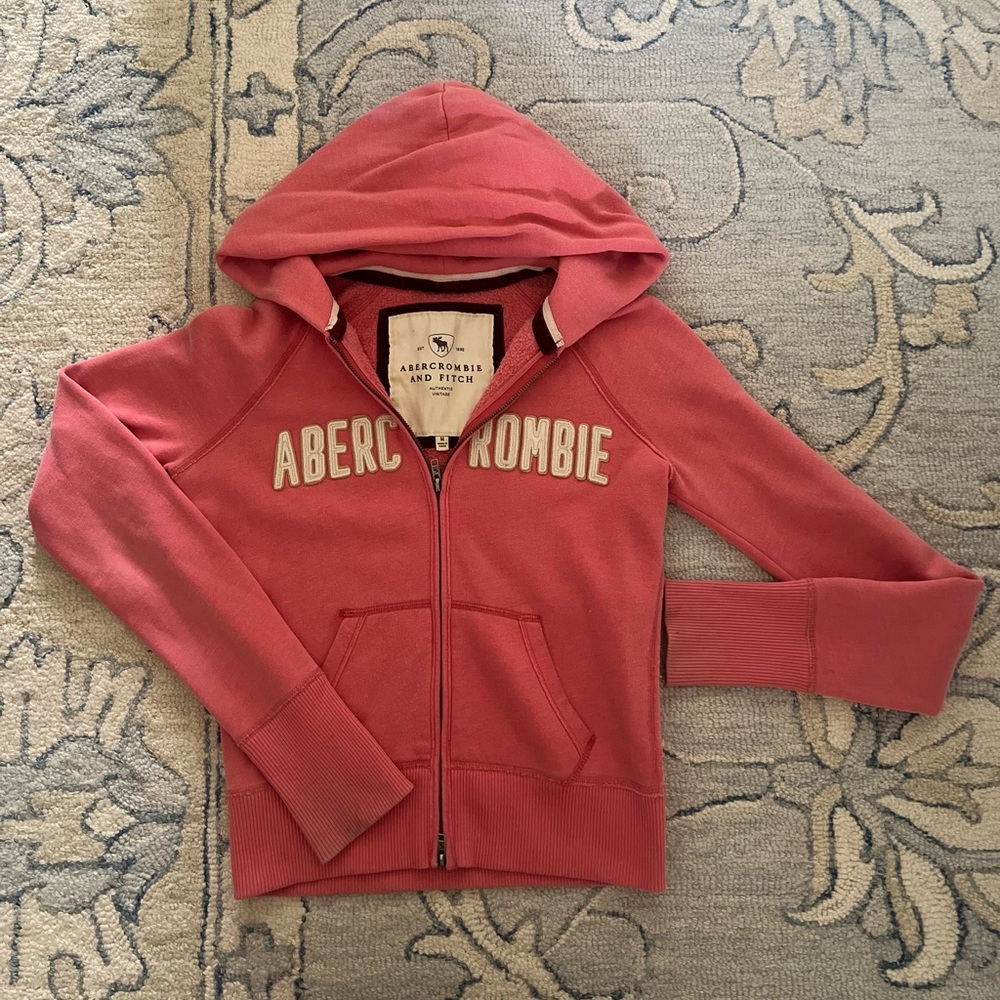 Abercrombie & Fitch Zip-Up Hoodie | Vintage | Size M |